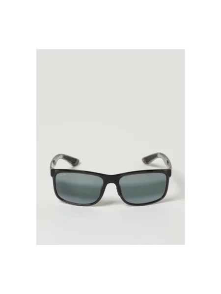 Lniane okulary przeciwsłoneczne Maui Jim szare
