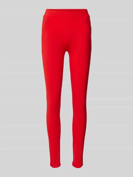 Legginsy o kroju super skinny fit z na błyskawiczny Leger By Lena Gercke