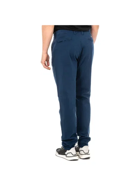 Pantaloni La Martina albastru