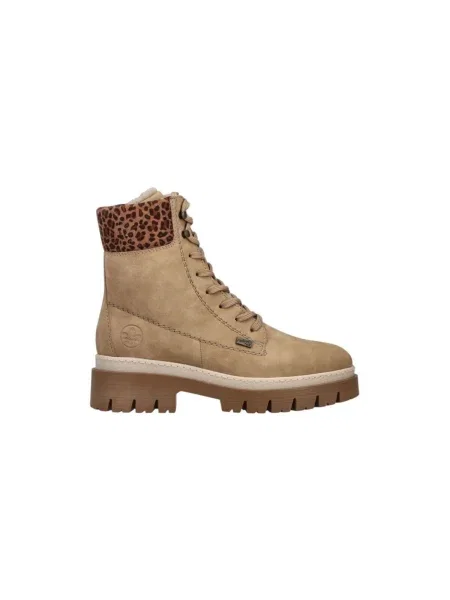 Rieker Botine maro / maro deschis / negru bej