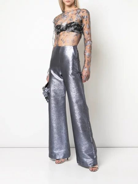 Pantaloni Paula Knorr albastru