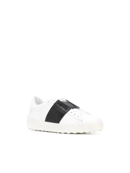 Sneakersy Valentino Open skórzane białe