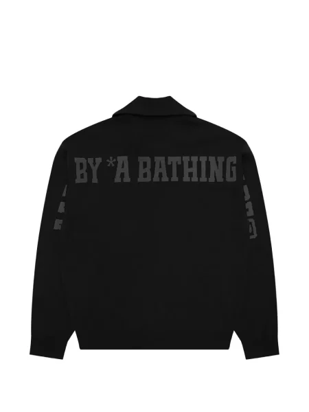 Hanorac cu fermoar Aape By A Bathing Ape cu autograf negru