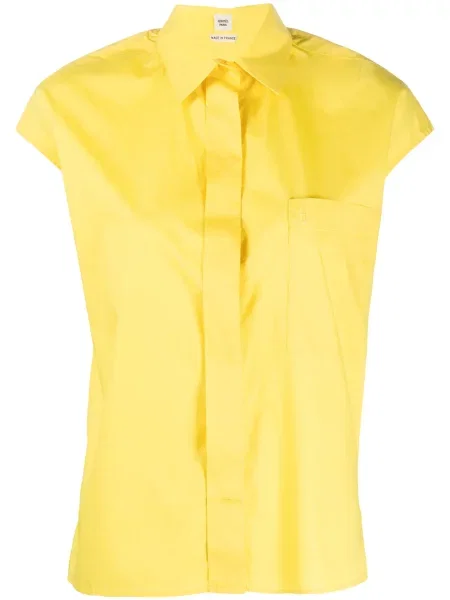 Košile Hermès Pre-owned bez rukávů žlutá
