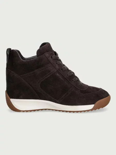 MICHAEL Michael Kors Nikko S2 Wedge Trainer sneakers γυναικεία σουέτ καφέ