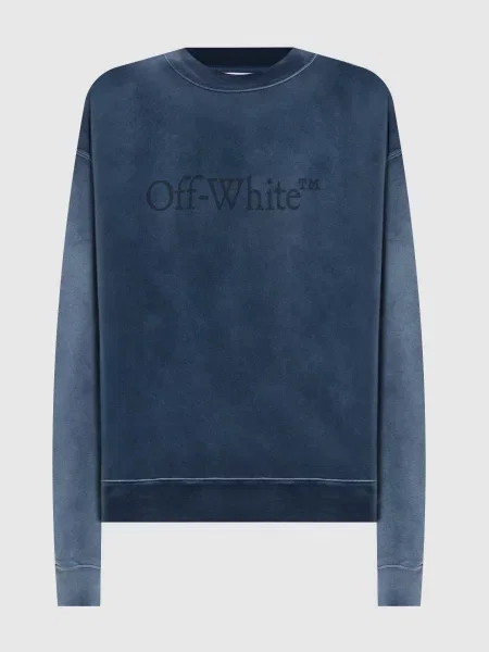 Світшот з логотипом Off-white синій