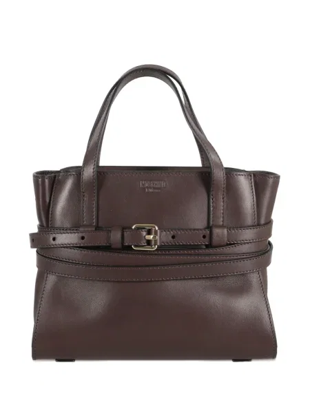 Geantă Moschino cu cataramă maro