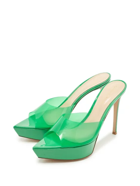 Sandale Gianvito Rossi cu platformă verde