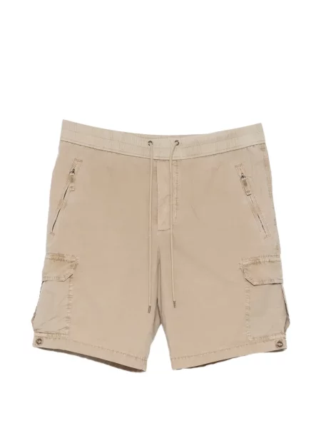 Pantaloni scurți cargo James Perse din poplin maro
