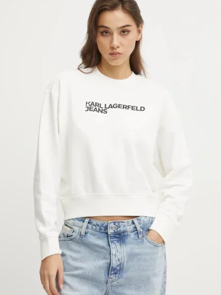 Bluză Karl Lagerfeld Jeans alb