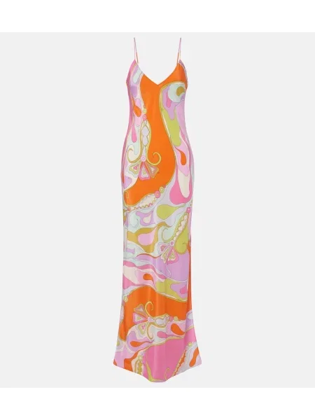 Rochie maxi Pucci de mătase