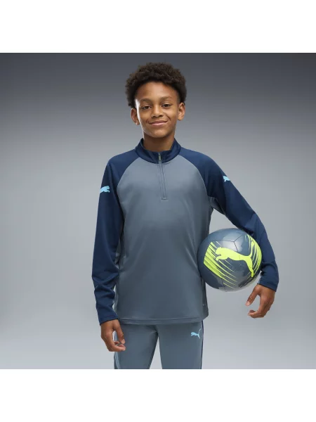 PUMA Młodzieżowa bluza z zamkiem individualLIGA Akcesoria niebieski