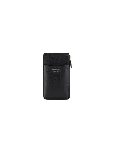 Emporio Armani Akcesoria Kobieta ONE SIZE Portfel na Telefon czarny