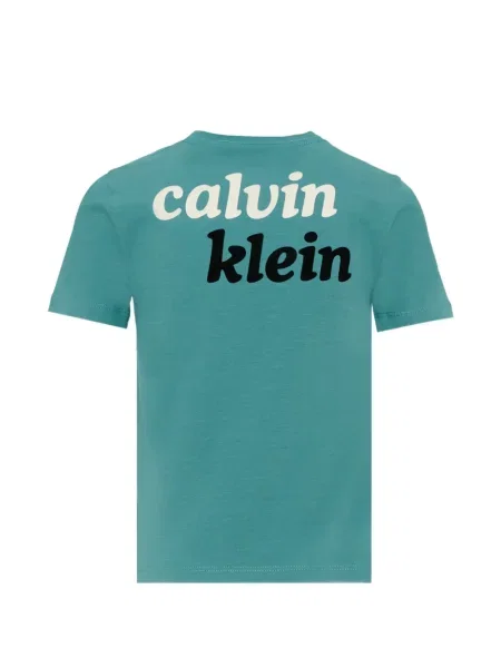 Koszulka dziecięca Calvin Klein zielona
