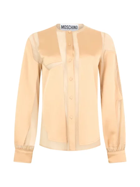 Lung cămașă Moschino plasă