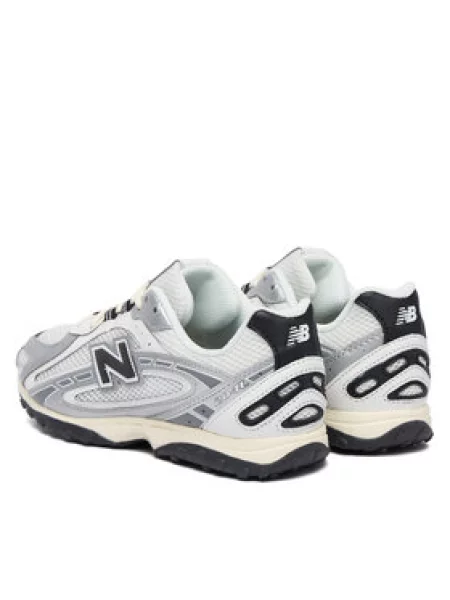 New balance Rövid szárú sportcipők fekete / ezüst / természetes fehér
