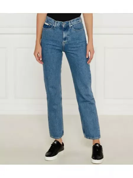 CALVIN KLEIN JEANS Blugi | Straight fit albastru