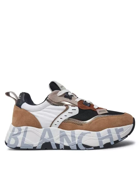 Sneakerși Voile Blanche maro