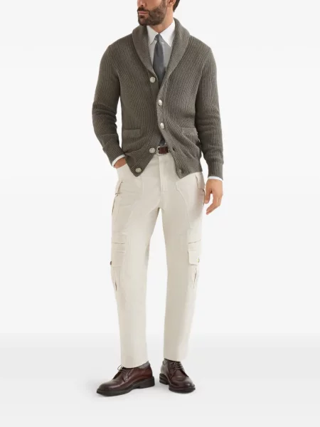 Cardigan Brunello Cucinelli verde