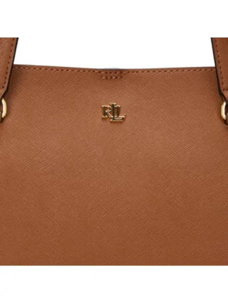 Kabelka LAUREN RALPH LAUREN hnědá