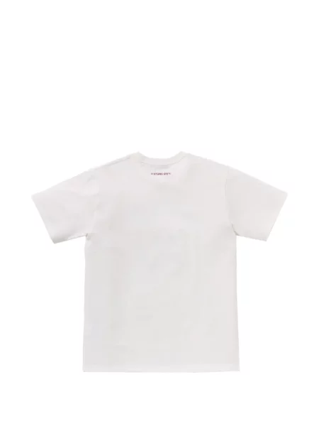 Tricou A Bathing Ape® cu buzunare aplicate cu autograf alb