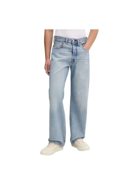 Levi's jeansy LOOSE niebieskie
