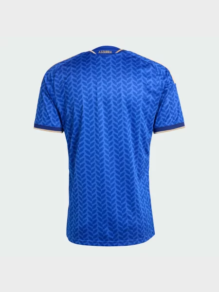 Переработанный футболка Adidas синяя
