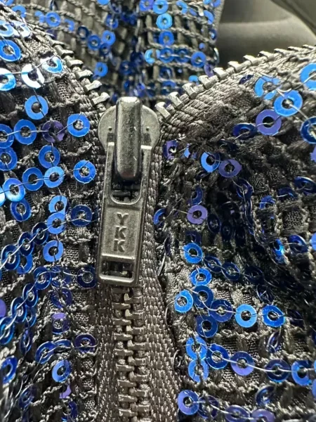 Rochie Self-portrait cu paiete cu decolteu în V albastru