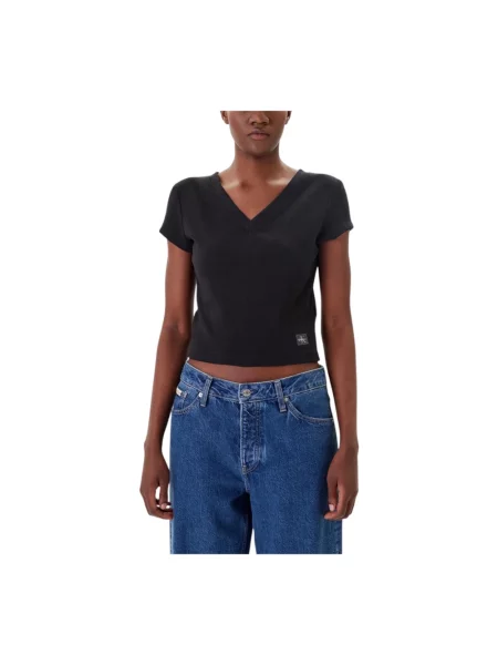 Koszulka Calvin Klein Jeans czarna