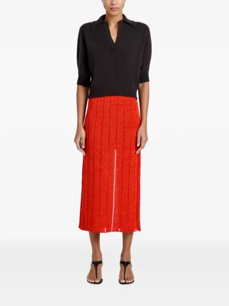 Top Proenza Schouler din cașmir maro
