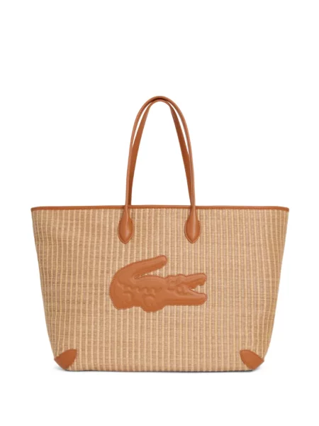 Geantă de mână Lacoste cu aplicații