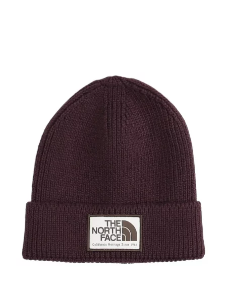 Căciulă The North Face cu autograf violet