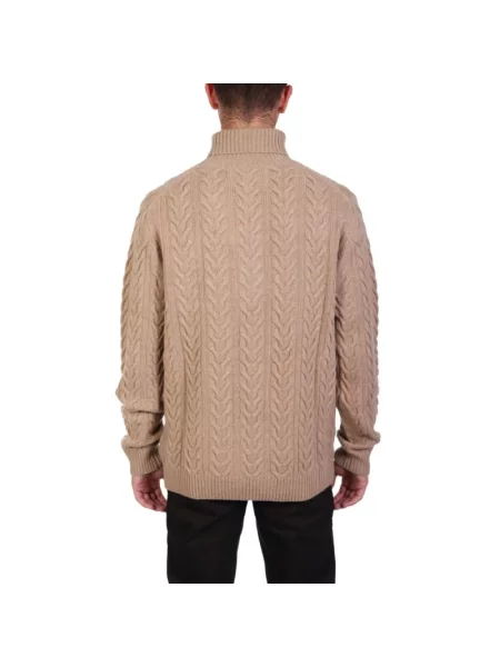 Sweter z golfem Baldessarini do golfa beżowy