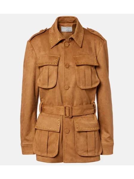 Jakna Xu Zhi z žeblji rjava