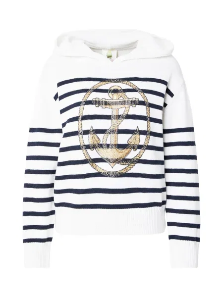 PRINCESS GOES HOLLYWOOD Pulover Anchor albastru marin / galben / murdar alb