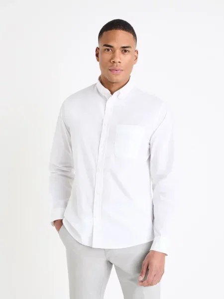 Cămașă Celio casual alb