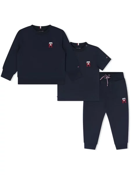 Komplet dresowy dziecięcy Tommy Hilfiger niebieski