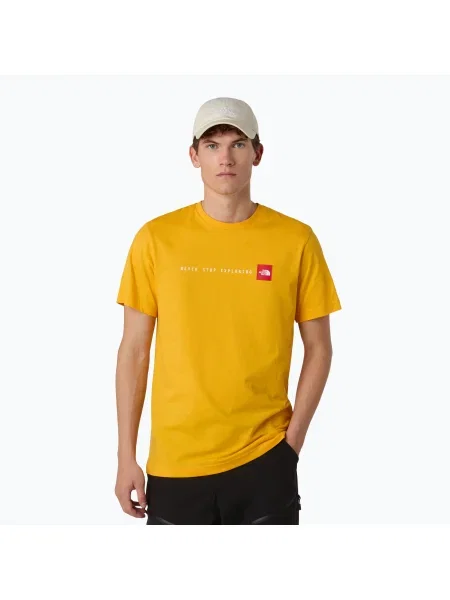 Мъжка тениска The North Face Never Stop Exploring Tee summit gold жълто