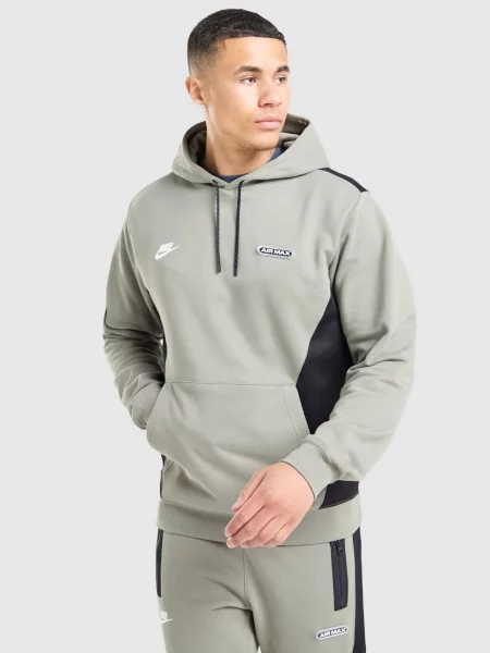 Nike Bluza Z Kapturem M Nsw Air Max Flc Oth zielona