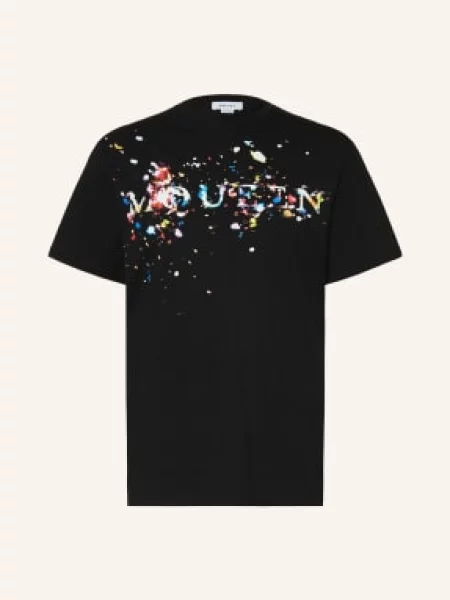 Mcqueen Tričko černá / červená bílá