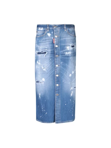 Spódnica Dsquared2 niebieska
