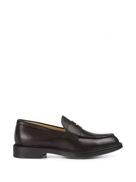 Pantofi loafer Doucal's din piele maro