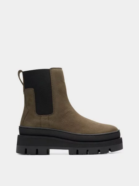Clarks Черевики Оливковий Текстиль