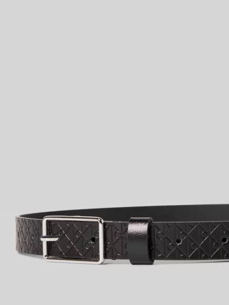 Ze sprzączką Ck Calvin Klein czarny