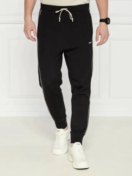 BOSS GREEN Pantaloni de trening Hadiko negru