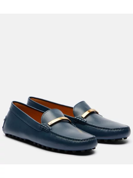 Pantofi loafer Tod's din piele albastru