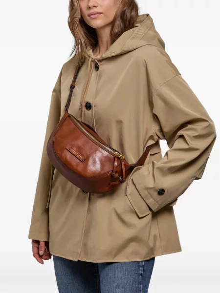 Geanta crossbody The Bridge din piele maro