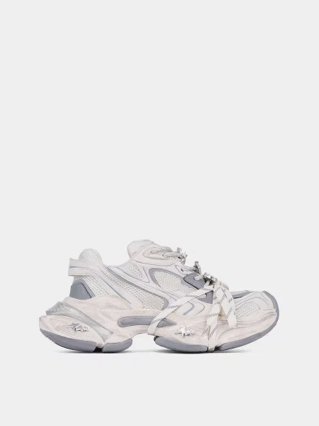 Кожаные кроссовки Miraton белые