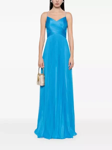 Rochie maxi Cristallini albastru