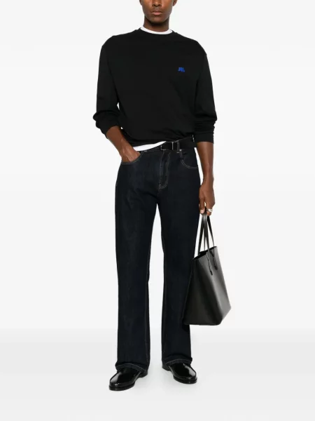 Lung tricou Jil Sander negru